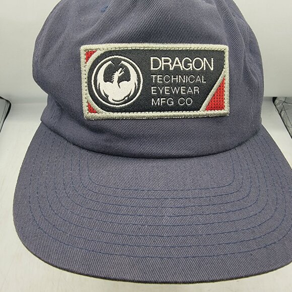 Dragon Technical Eyewear Mfg Co Dark Blue Sample Hat Cap Casual Outdoors Walking - Picture 5 of 10